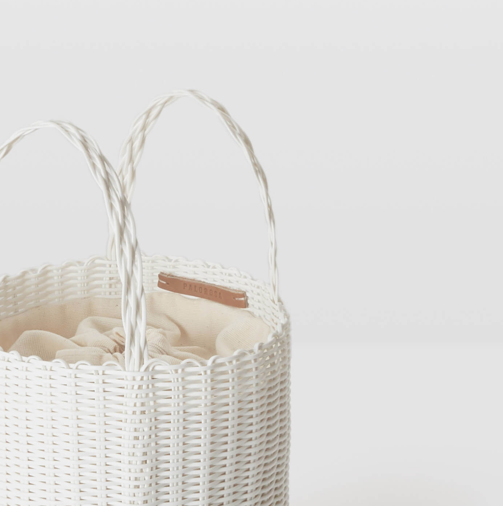 Palorosa Bucket Bag White — MEILINGWEST